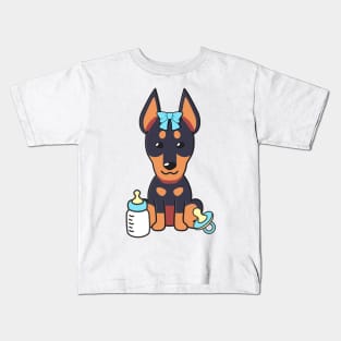 Cute alsatian is a baby Kids T-Shirt